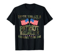You Are Patriot Is Not Enough Usa T-Shirt - Minimalist Print Unisex - T-Shirt, Sweatshirt, Hoodie
