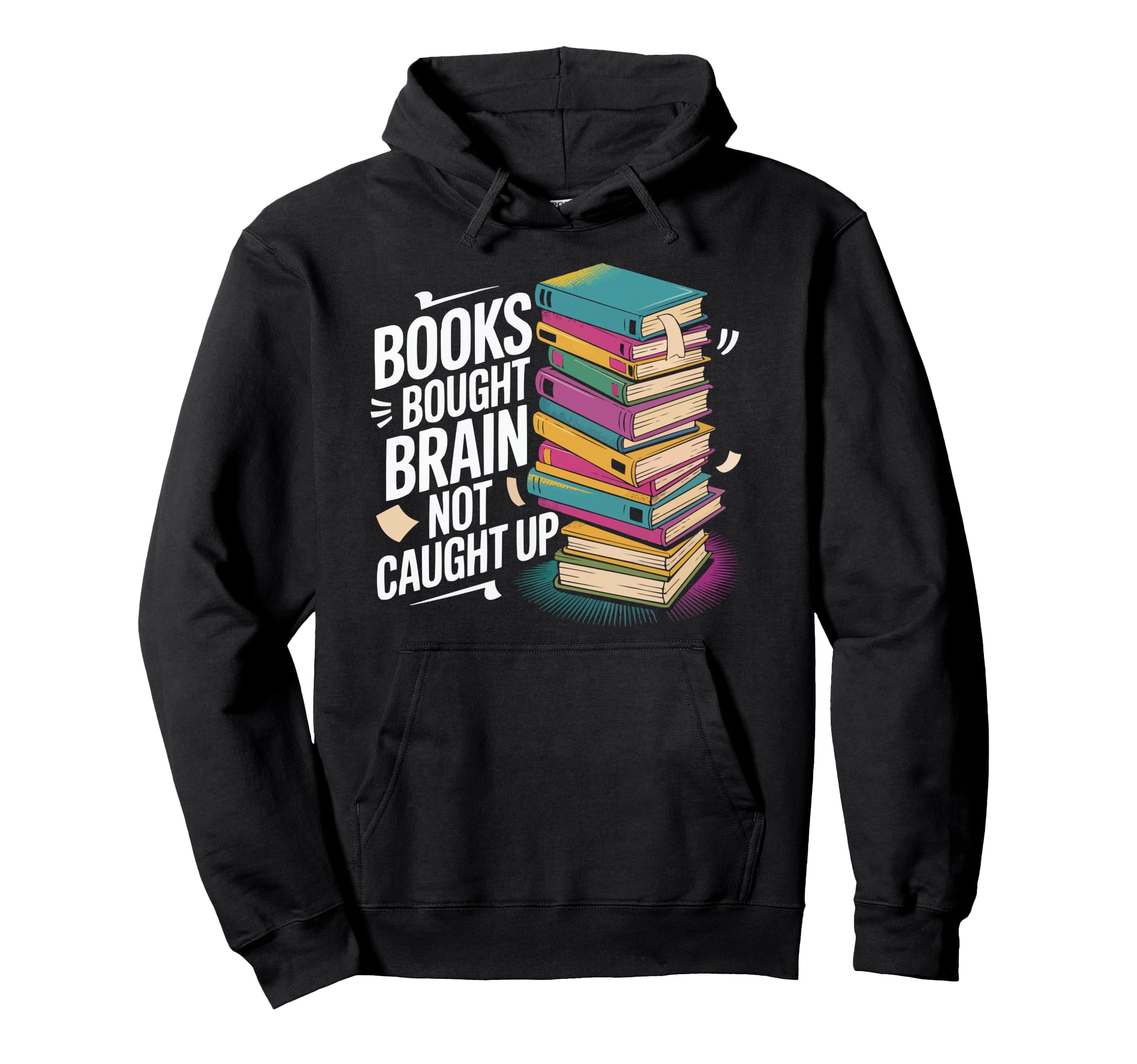 Tsundoku Definition Bibliophile Bookish Hoodie - Minimalist Print Unisex - T-Shirt, Sweatshirt, Hoodie