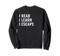 Bibliophile Meme Sweatshirt - Minimalist Print Men Women - T-Shirt, Sweatshirt, Hoodie