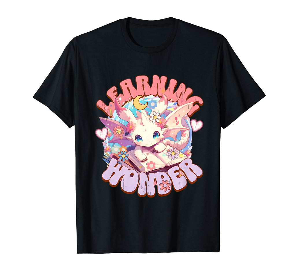 Dragon Learning Wonder Bookworm T-Shirt - Streetwear Style for Adults - T-Shirt, Sweatshirt, Hoodie