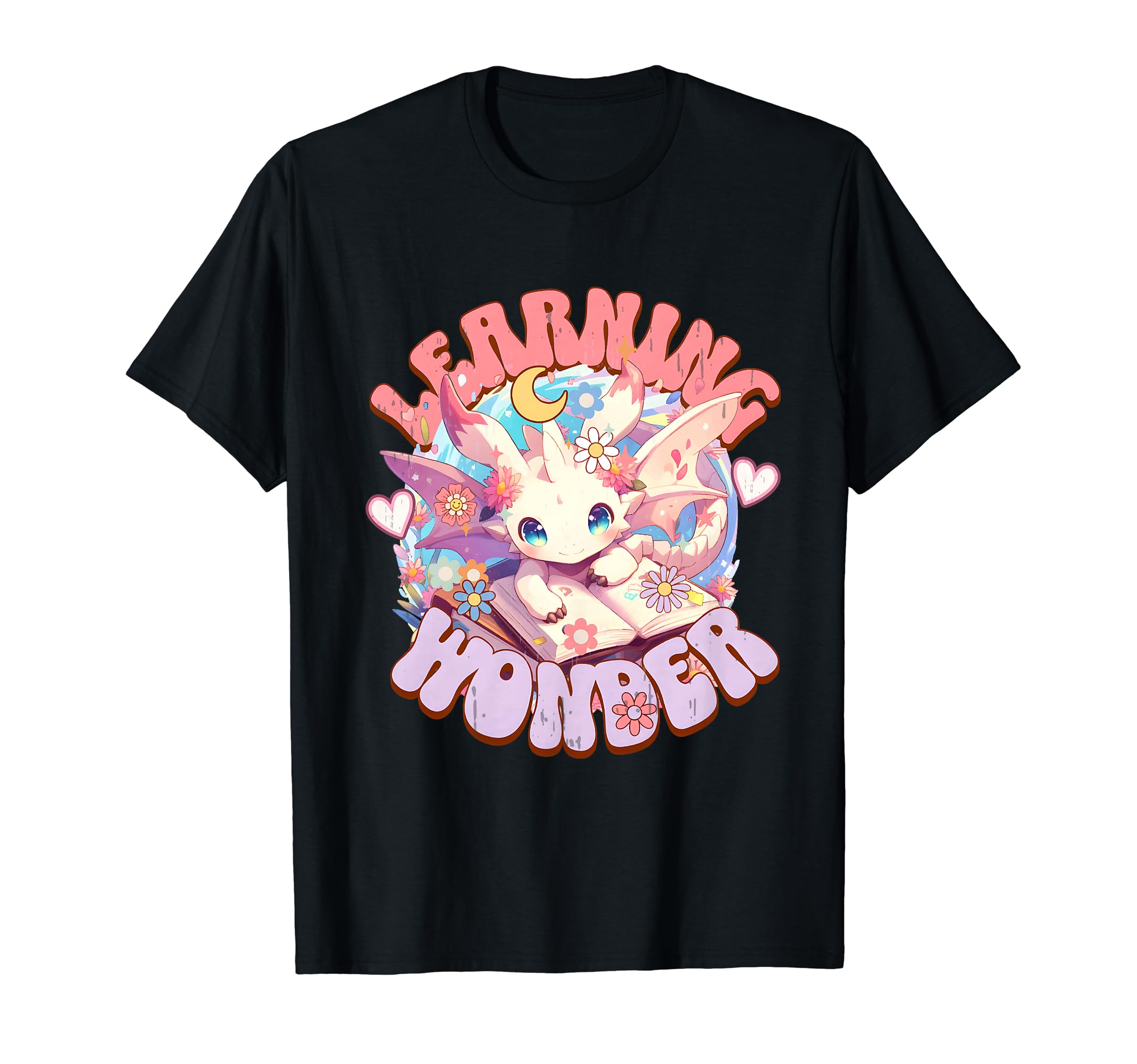 Dragon Learning Wonder Bookworm T-Shirt - Streetwear Style for Adults - T-Shirt, Sweatshirt, Hoodie