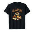 Late Night Reading Club Owl Book T-Shirt - Custom Art Print for Adults - T-Shirt, Sweatshirt, Hoodie