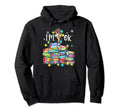 Reading Books Librarian Reader Nerd Hoodie - Aesthetic Graphic Men Women - T-Shirt, Sweatshirt, Hoodie