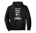 Raccoon Coffee I Dont Fit Misfit Halftone Hoodie - Novelty Apparel Unisex - T-Shirt, Sweatshirt, Hoodie