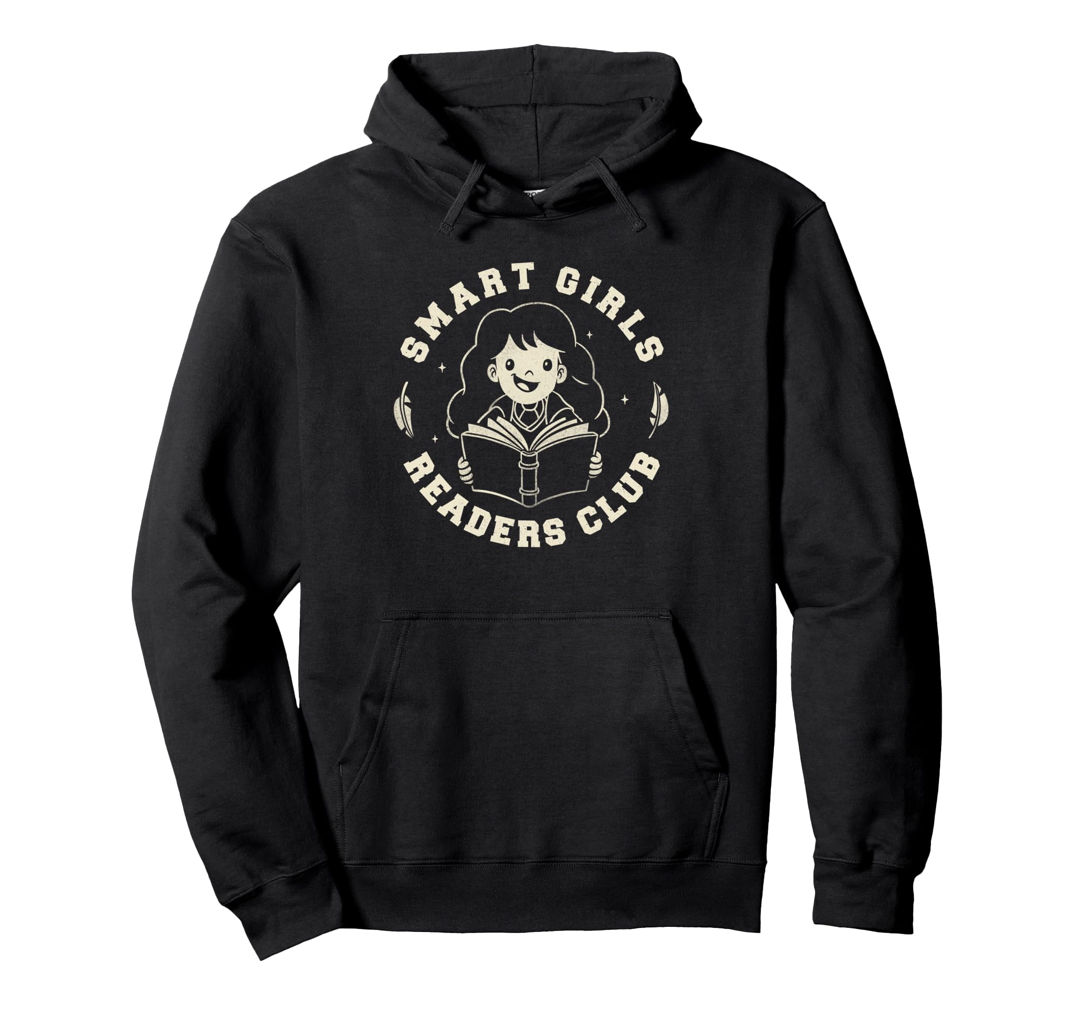 Smart Readers Club Book Worm Book Hoodie - Casual Everyday Wear Men Women - T-Shirt, Sweatshirt, Hoodie