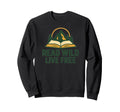 Read Wild And Free Sweatshirt - Casual Everyday Wear for Adults - T-Shirt, Sweatshirt, Hoodie