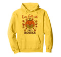 Fall Pumpkin Cozy My Books Hoodie - Custom Art Print for Adults - T-Shirt, Sweatshirt, Hoodie