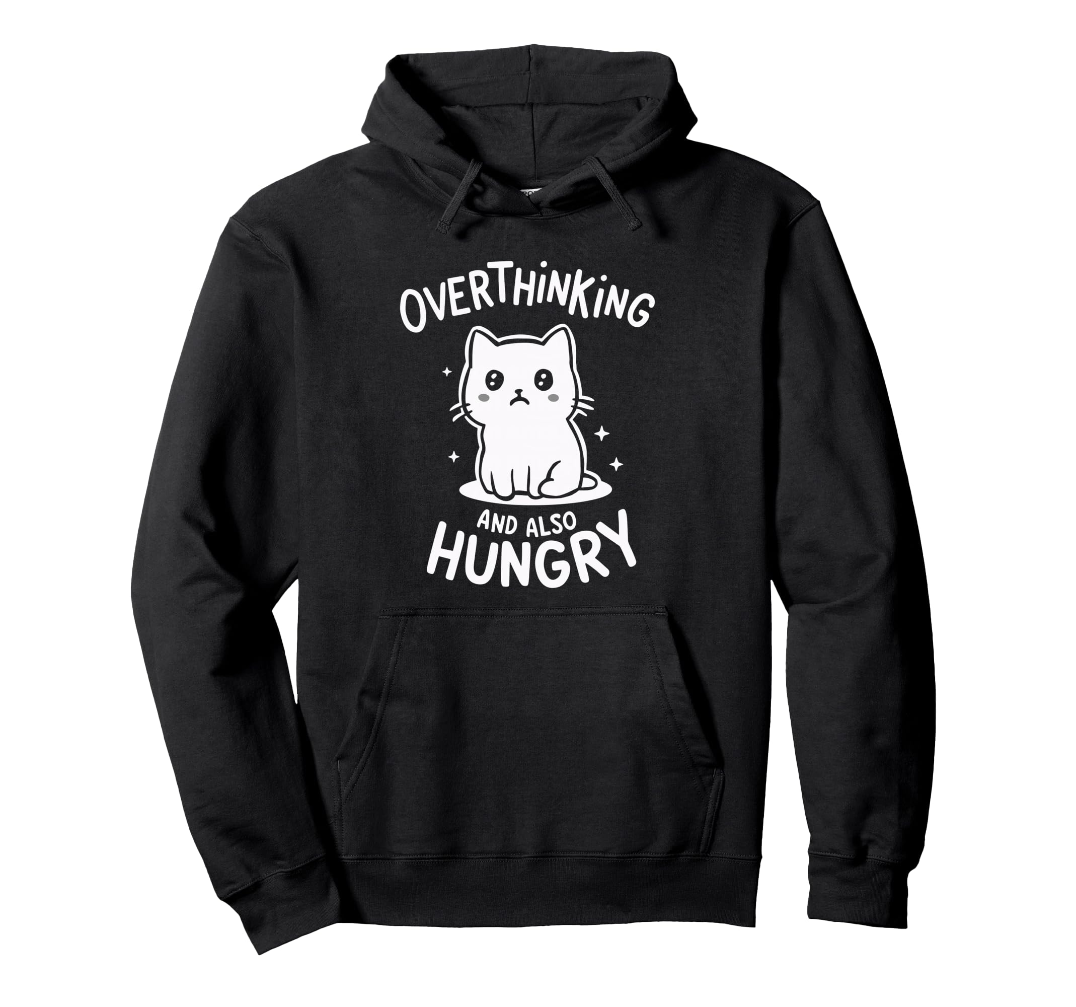 Hungry Overthinker Food Anxiety T-Shirt - Novelty Apparel Men Women - T-Shirt, Sweatshirt, Hoodie