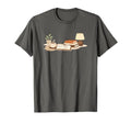 Cozy Reading Scene Minimalist Art T-Shirt - Unique Graphic for Adults - T-Shirt, Sweatshirt, Hoodie