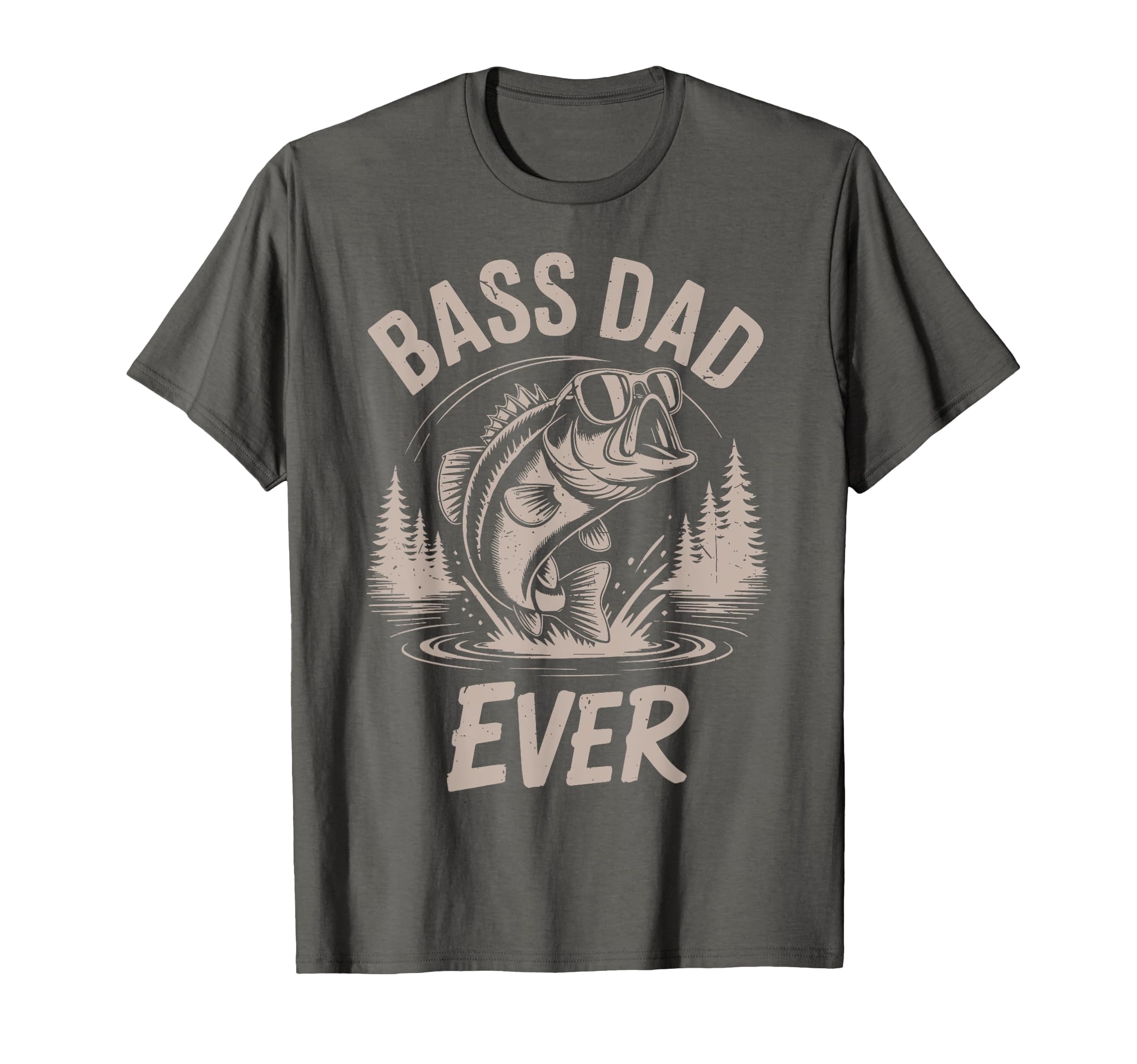 Bass Dad Ever Fishing Father Day Gift T-Shirt - Novelty Apparel Men Women - T-Shirt, Sweatshirt, Hoodie