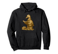 Scholar Duck Reading Books Bookish Hoodie - Minimalist Print for Adults - T-Shirt, Sweatshirt, Hoodie