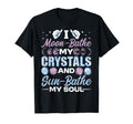 Crystal Healing Moon Bathe Spiritual T-Shirt - Minimalist Print Men Women - T-Shirt, Sweatshirt, Hoodie