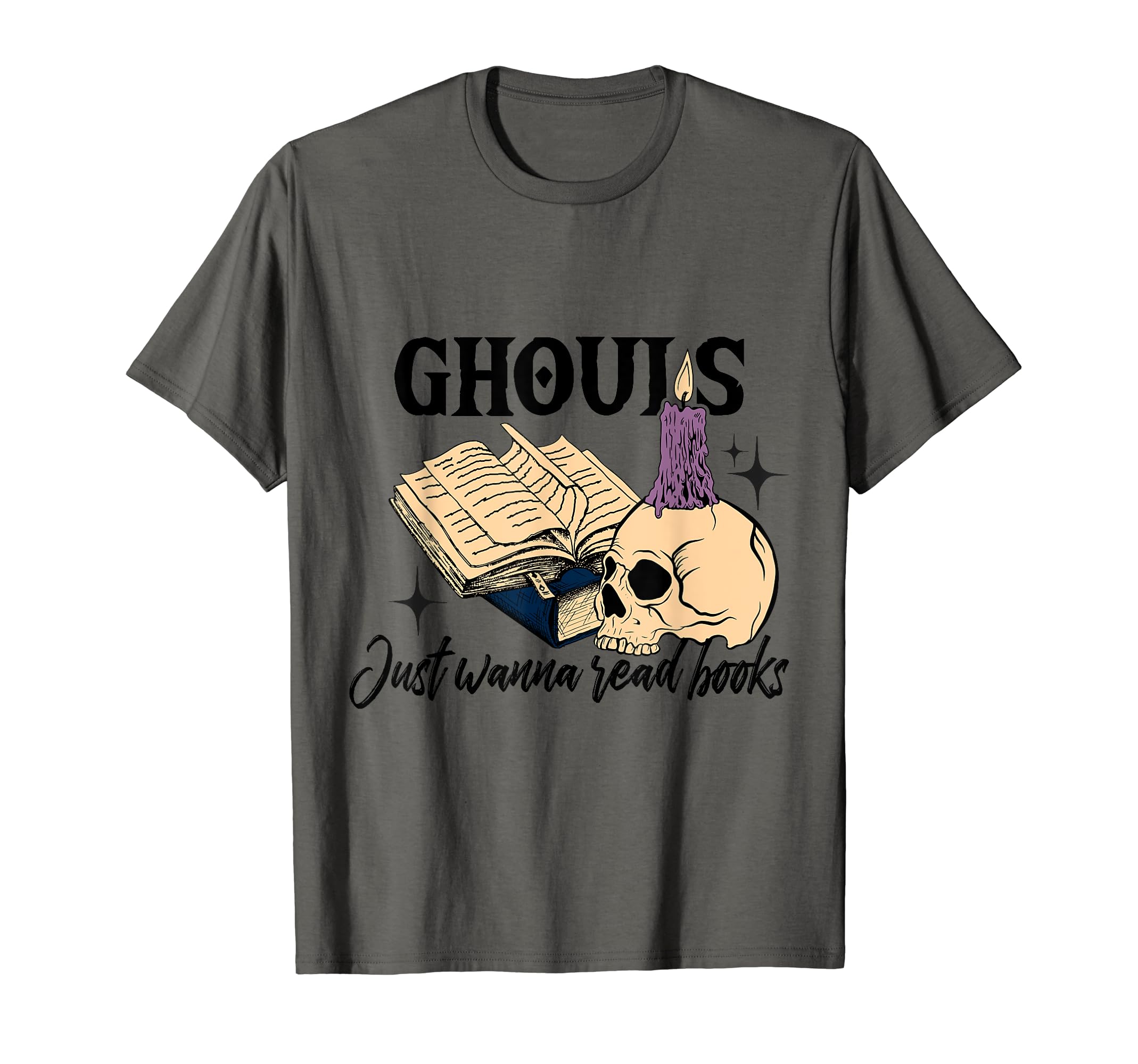 Ghouls Just Wanna Read Books Literature T-Shirt - Unique Graphic for Adults - T-Shirt, Sweatshirt, Hoodie