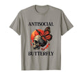 Antisocial Butterfly Gift T-Shirt - Novelty Apparel Men Women - T-Shirt, Sweatshirt, Hoodie