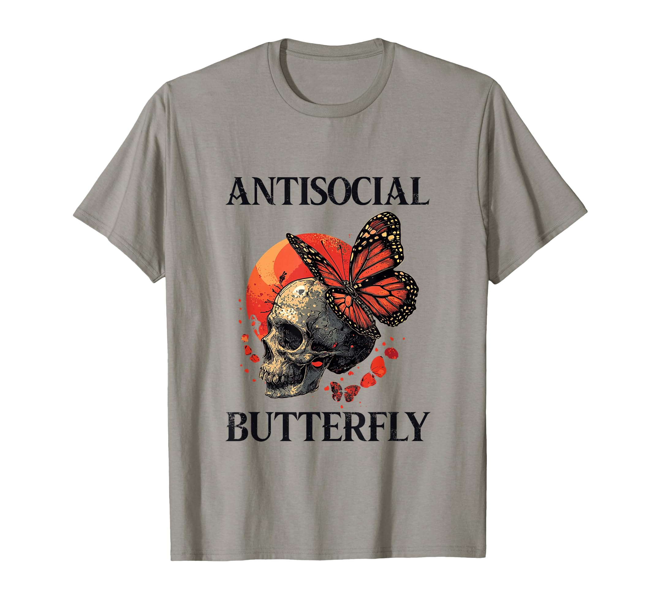 Antisocial Butterfly Gift T-Shirt - Novelty Apparel Men Women - T-Shirt, Sweatshirt, Hoodie