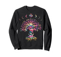 Sacred Yoga Tree Meditation Om Sweatshirt - Streetwear Style for Adults - T-Shirt, Sweatshirt, Hoodie