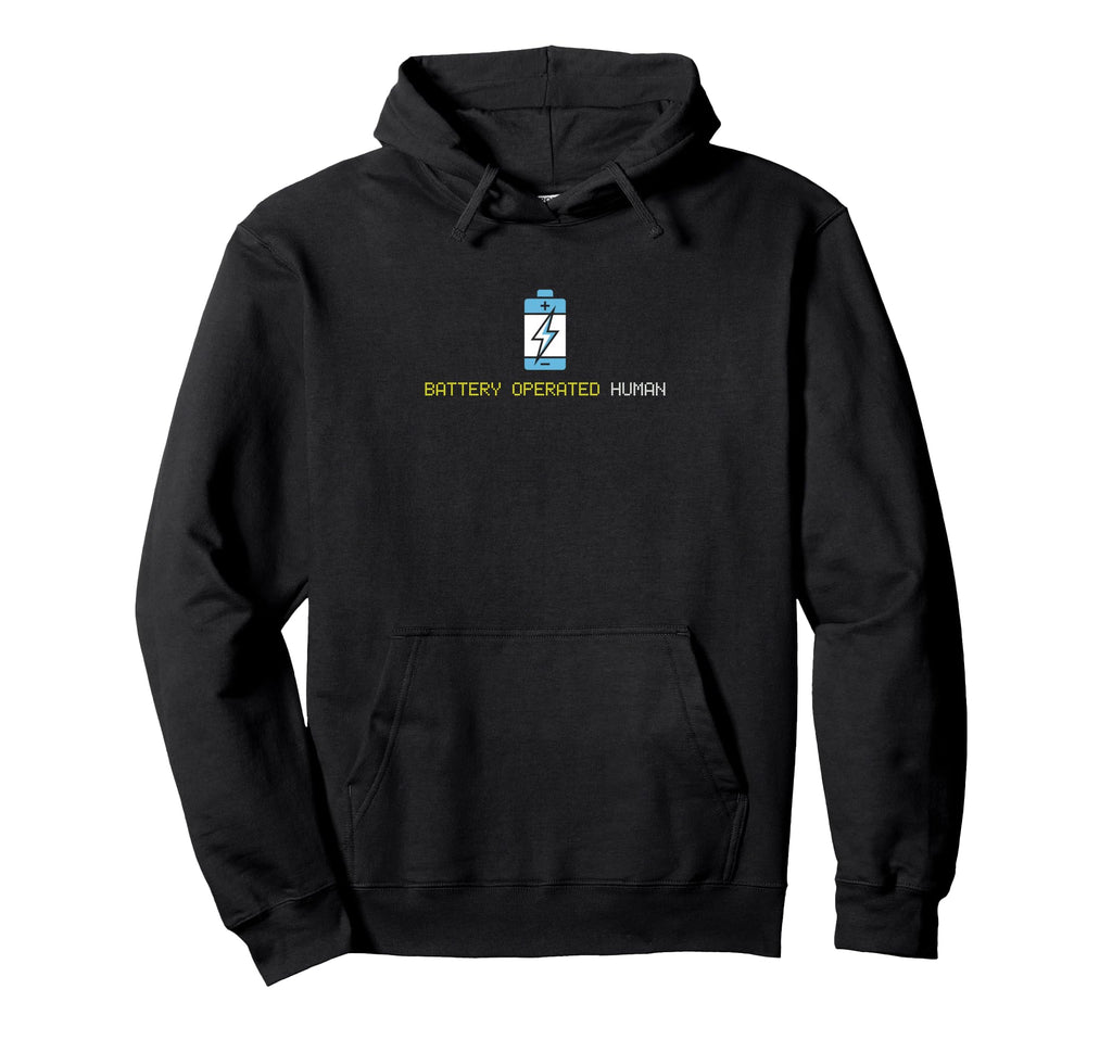 Battery Operated Low Energy Introvert Hoodie - Aesthetic Graphic Unisex - T-Shirt, Sweatshirt, Hoodie