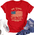 250 Years American Flag Shirt for Women 250th Anniversary USA T Shirt Independence Day Freedom Shirts Tops - T-Shirt, Sweatshirt, Hoodie