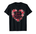 Best Mom Ever Funny Flowers Floral T-Shirt - Aesthetic Graphic for Adults - T-Shirt, Sweatshirt, Hoodie