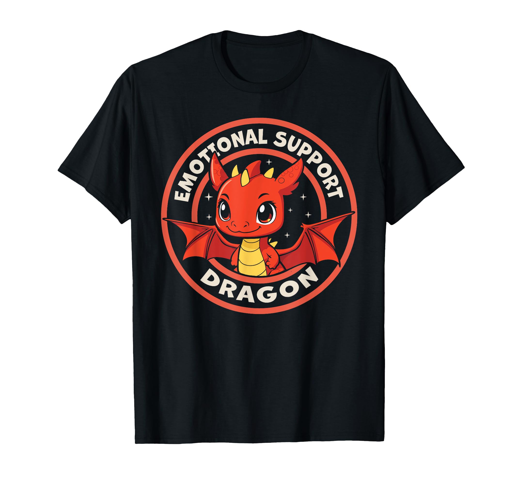 Emotional Support Dragon Chibi Kawaii T-Shirt - Trendy Graphic for Adults - T-Shirt, Sweatshirt, Hoodie