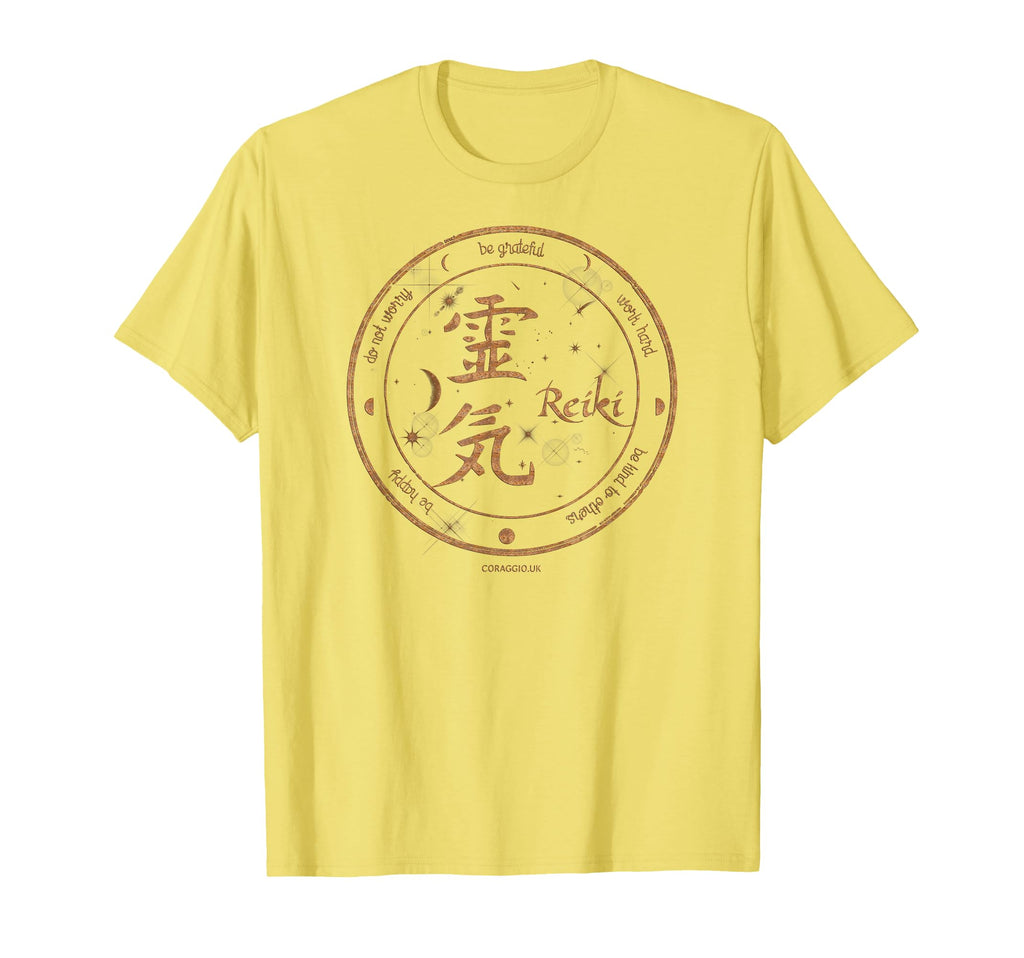 Reiki Principles Healing Healer Master T-Shirt - Graphic Print Unisex - T-Shirt, Sweatshirt, Hoodie