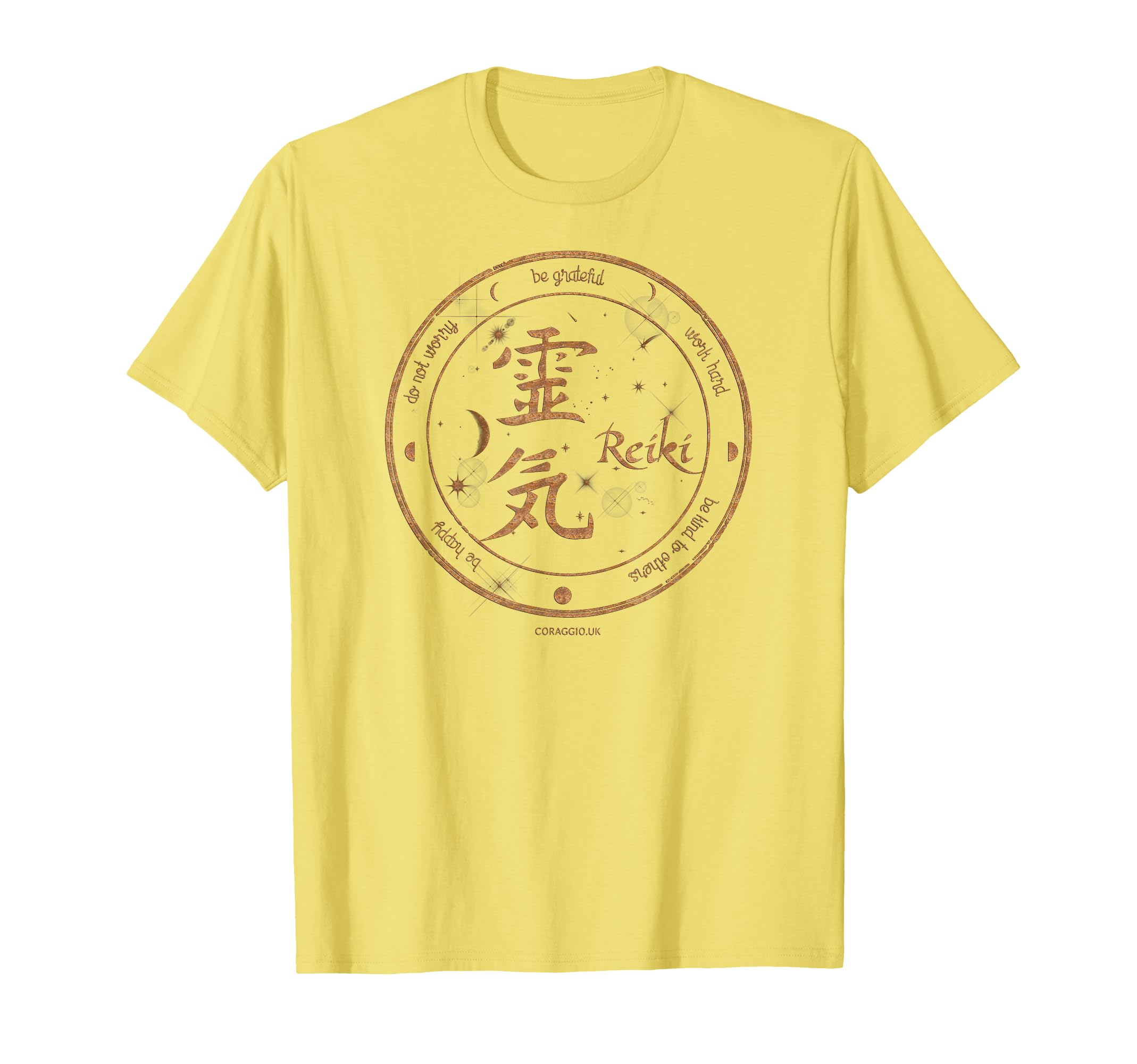 Reiki Principles Healing Healer Master T-Shirt - Graphic Print Unisex - T-Shirt, Sweatshirt, Hoodie
