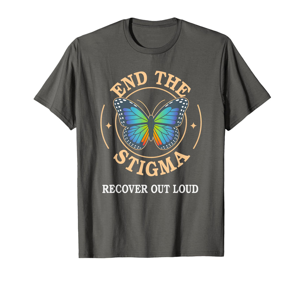 Recovery Sober End Stigma Recover Our T-Shirt - Trendy Graphic Men Women - T-Shirt, Sweatshirt, Hoodie