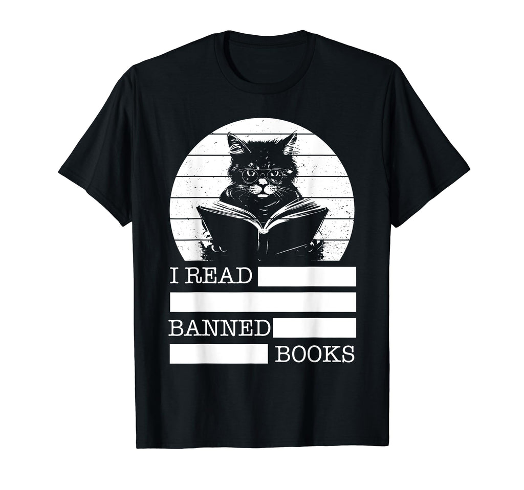 I Read Banned Books Book Reading Rebel T-Shirt - Graphic Print Men Women - T-Shirt, Sweatshirt, Hoodie