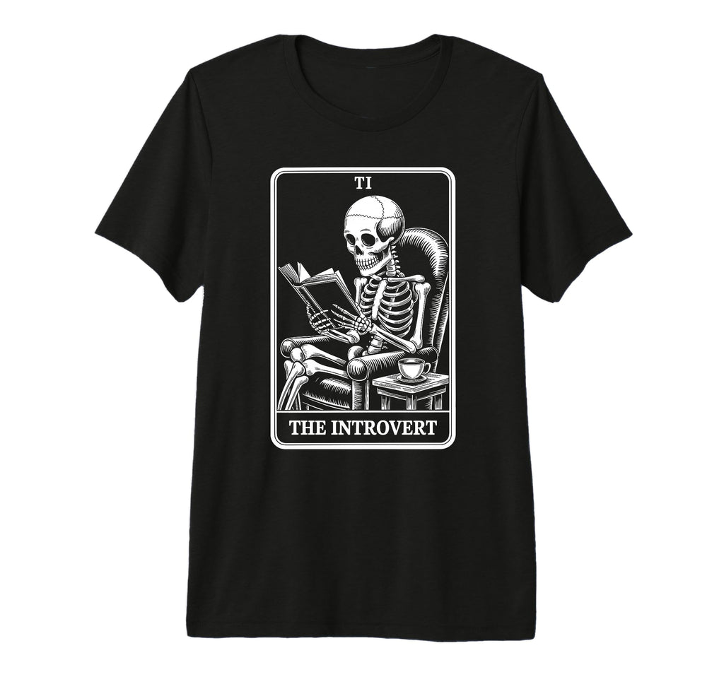 Introvert Tarot Indoorsy T-Shirt - Casual Everyday Wear Men Women - T-Shirt, Sweatshirt, Hoodie