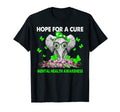 Elephant Hope Cure Mental Health T-Shirt - Streetwear Style for Adults - T-Shirt, Sweatshirt, Hoodie