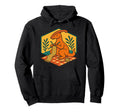 Crocheting Dinosaur Self Care Vibes Cozy Hoodie - Minimalist Print Unisex - T-Shirt, Sweatshirt, Hoodie