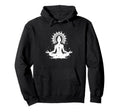 Silhouette Meditation Spiritual Motifs Hoodie - Minimalist Print Unisex - T-Shirt, Sweatshirt, Hoodie