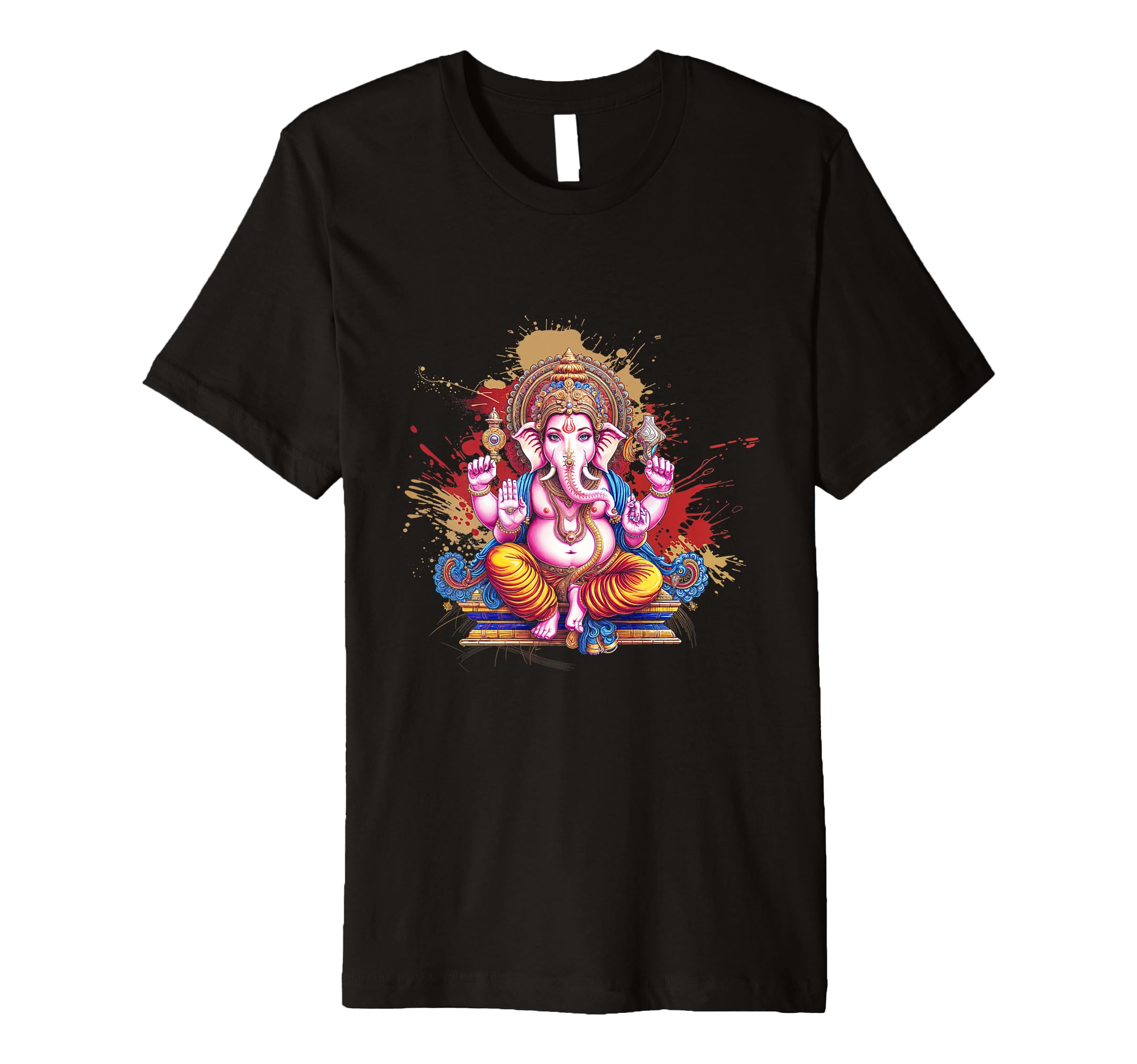 Ganesha Elephant Hindu God Spiritual T-Shirt - Graphic Print Men Women - T-Shirt, Sweatshirt, Hoodie