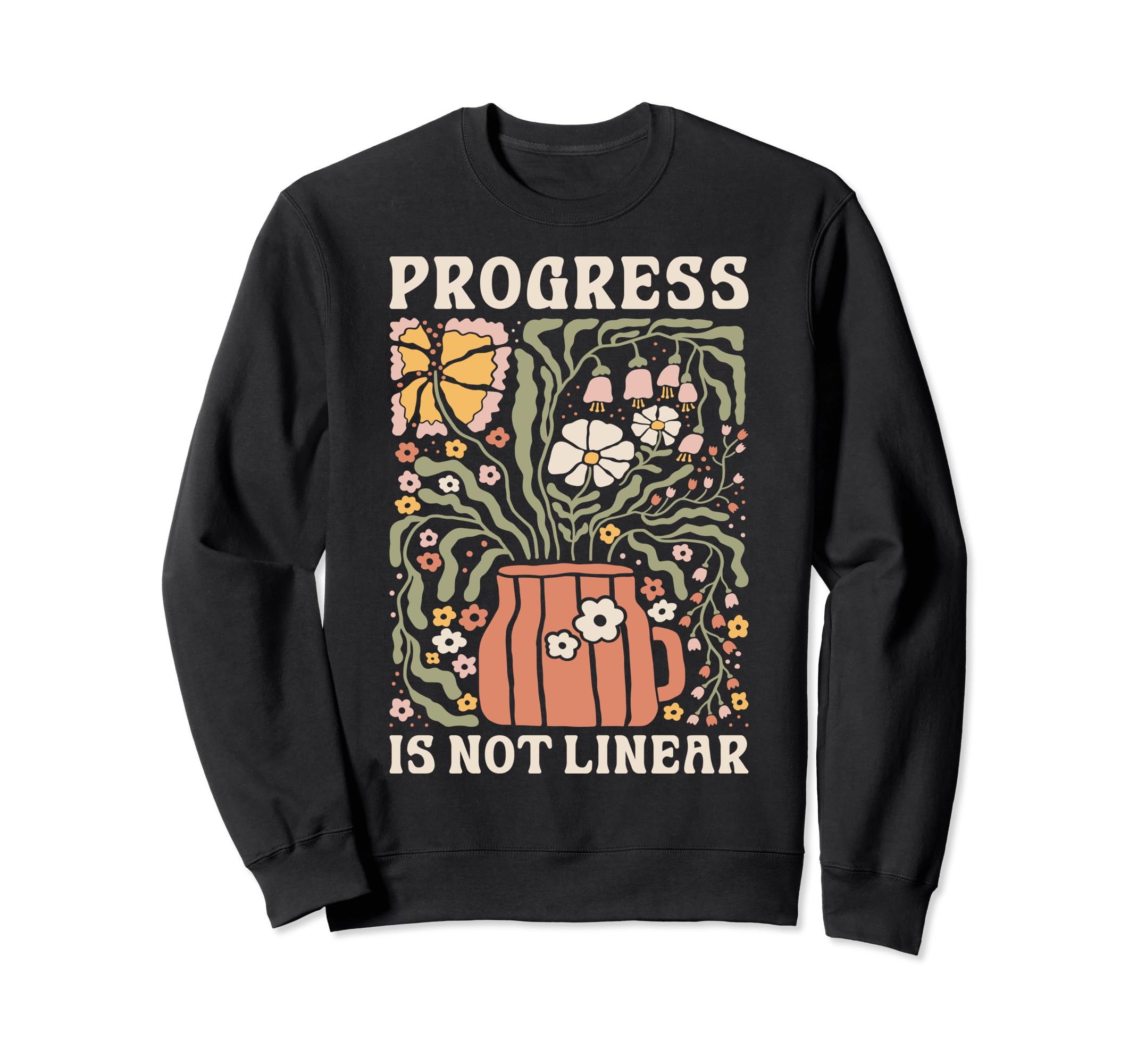 Progress Is Not Linear School Sweatshirt - Custom Art Print Men Women - T-Shirt, Sweatshirt, Hoodie