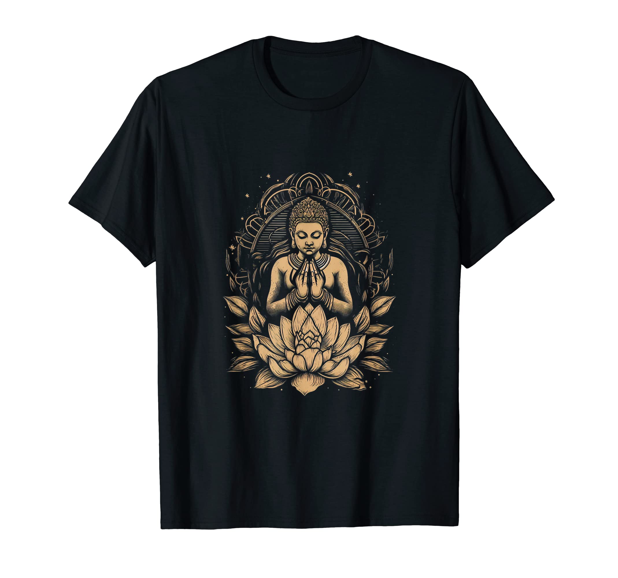 Yoga Namaste Lotus Spiritual T-Shirt - Fun Novelty Design for Adults - T-Shirt, Sweatshirt, Hoodie