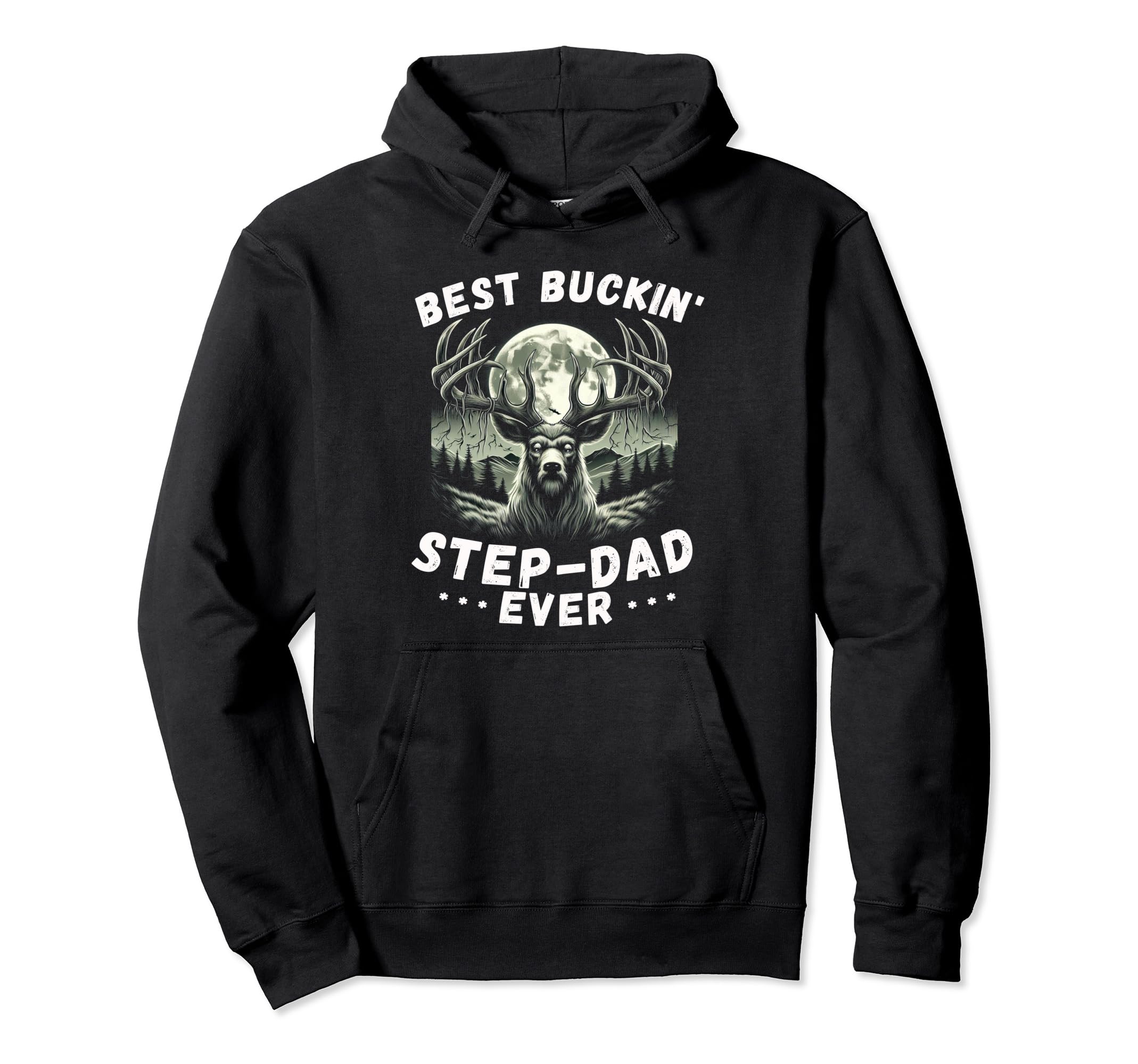 Novelty Big Buck Fathers Day Best Hoodie - Minimalist Print Men Women - T-Shirt, Sweatshirt, Hoodie