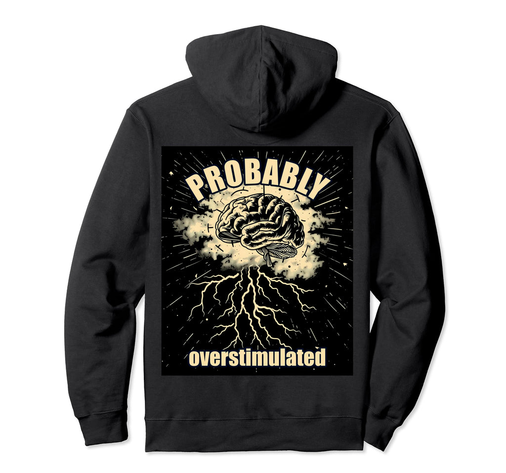 Gehirn Blitze Neurodivers Sweatshirt - Custom Art Print Unisex - T-Shirt, Sweatshirt, Hoodie