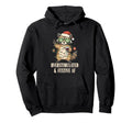 Overstimulated Festive Af Raccoon Hoodie - Fun Novelty Design Unisex - T-Shirt, Sweatshirt, Hoodie