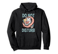 Do Not Disturb Cat Reading Book Coffee Hoodie - Graphic Print for Adults - T-Shirt, Sweatshirt, Hoodie