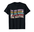 You Matter Kindness Be Kind Groovy T-Shirt - Custom Art Print for Adults - T-Shirt, Sweatshirt, Hoodie