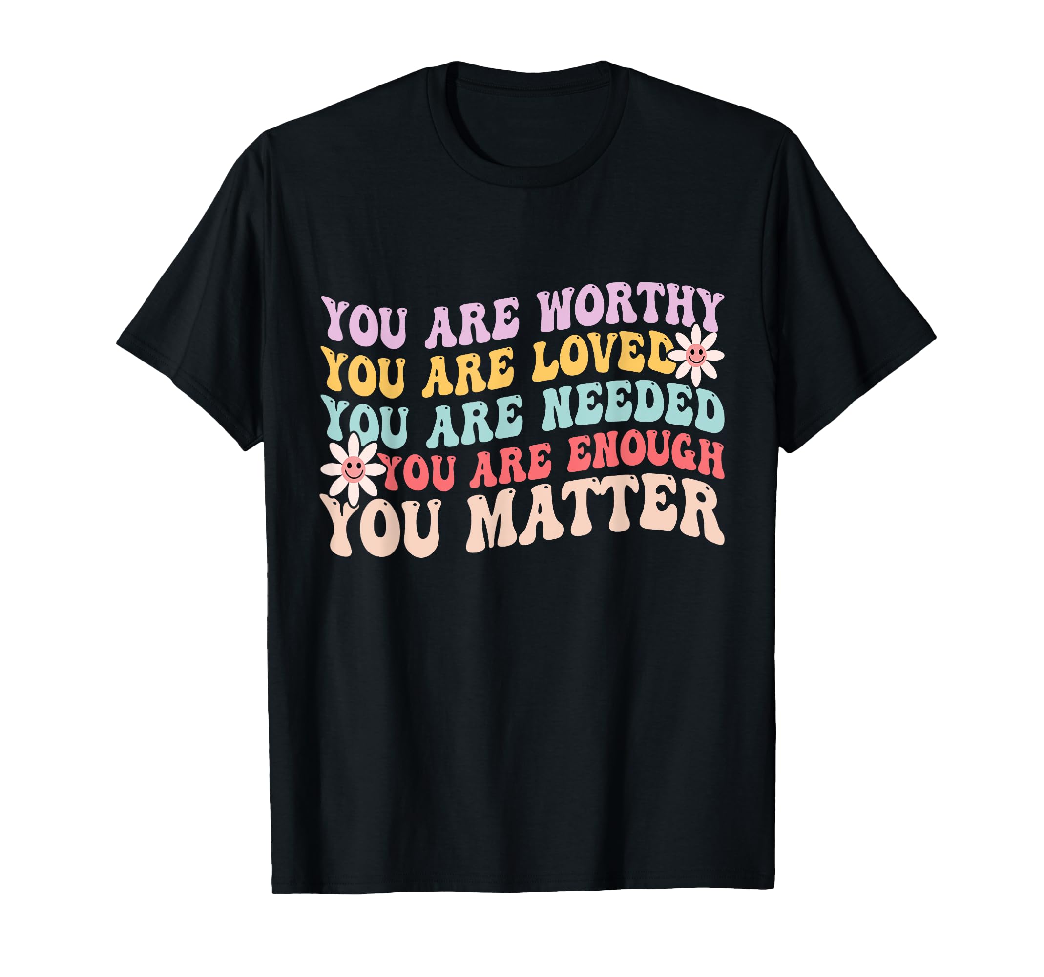 You Matter Kindness Be Kind Groovy T-Shirt - Custom Art Print for Adults - T-Shirt, Sweatshirt, Hoodie