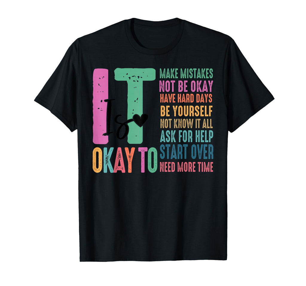 Be Kind To Your Mind Self Acceptance T-Shirt - Custom Art Print Unisex - T-Shirt, Sweatshirt, Hoodie