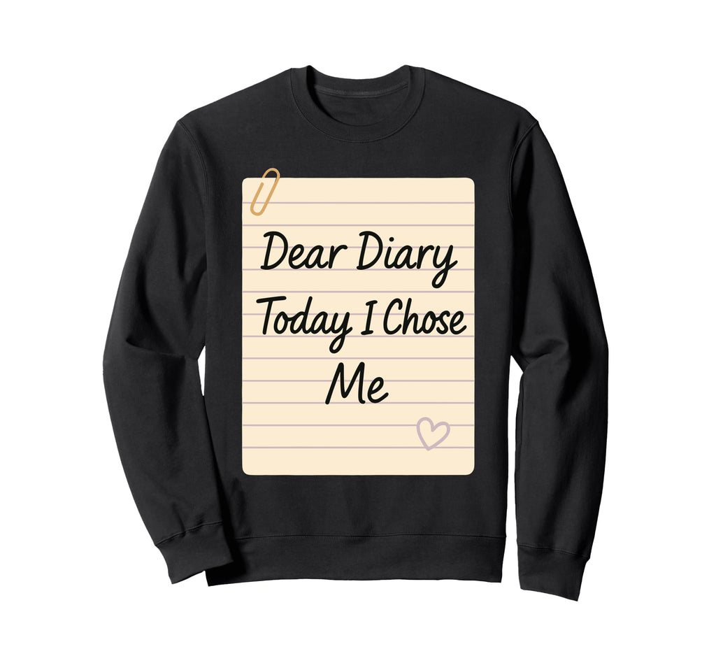 Mindfulness Journaling Self Sweatshirt - Casual Everyday Wear Men Women - T-Shirt, Sweatshirt, Hoodie