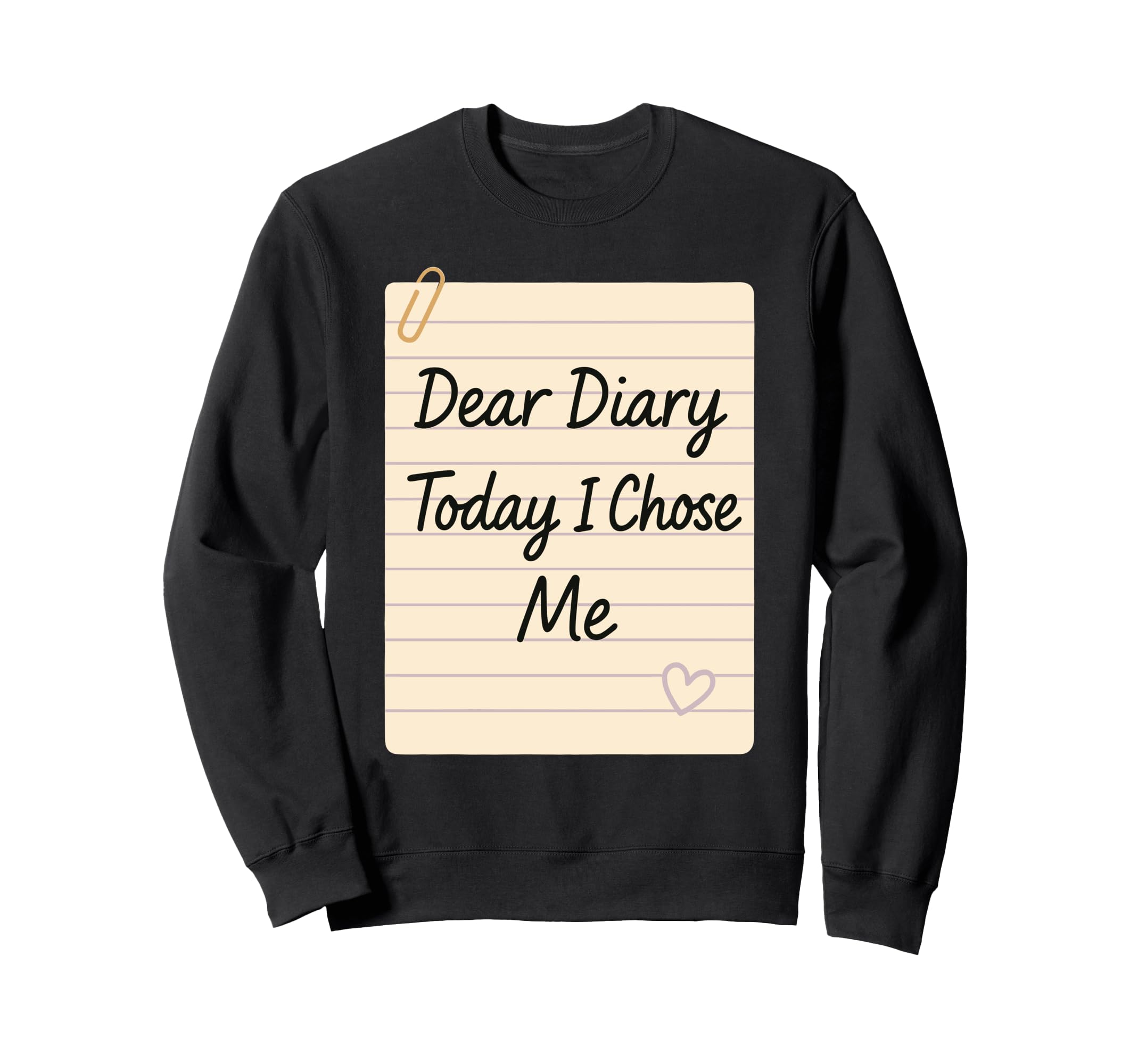 Mindfulness Journaling Self Sweatshirt - Casual Everyday Wear Men Women - T-Shirt, Sweatshirt, Hoodie