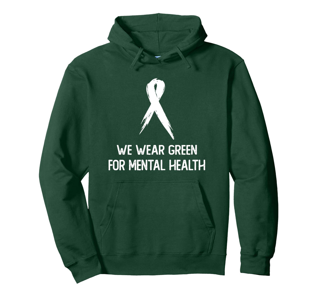 World Mental Health Day We Wear Hoodie - Fun Novelty Design for Adults - T-Shirt, Sweatshirt, Hoodie