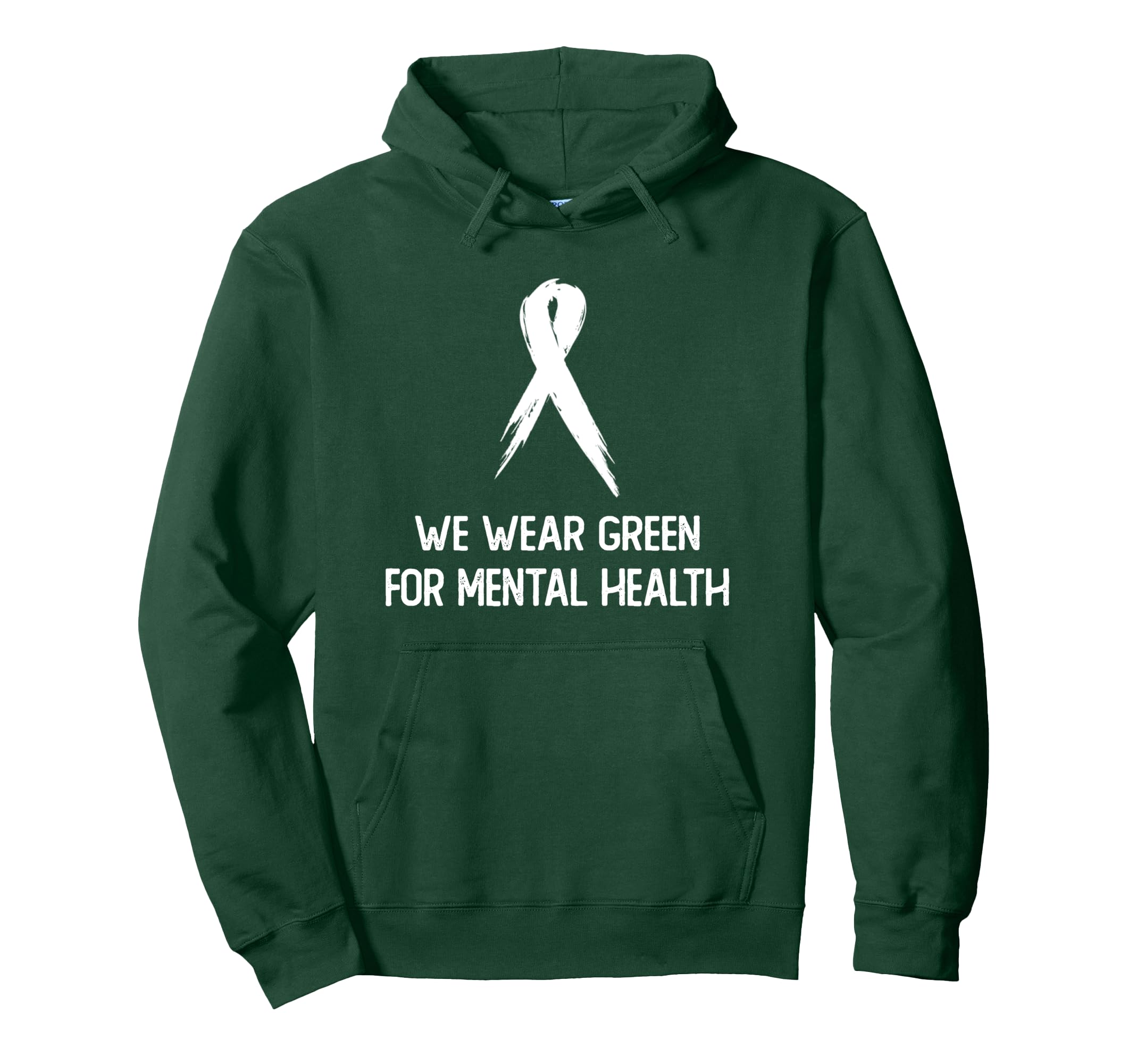 World Mental Health Day We Wear Hoodie - Fun Novelty Design for Adults - T-Shirt, Sweatshirt, Hoodie