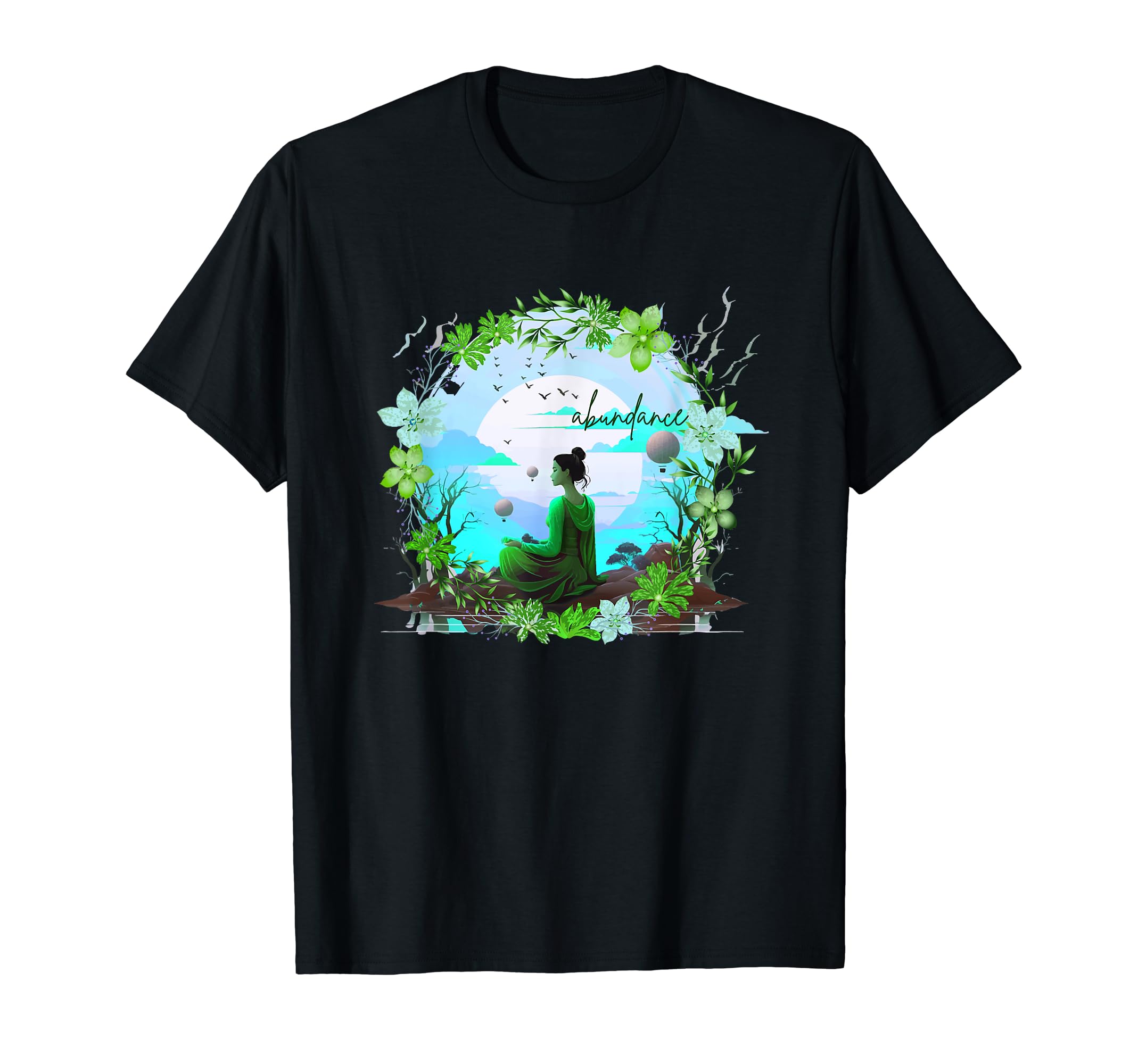 Meditation Zen Garden Serene Mindfulness T-Shirt - Graphic Print for Adults - T-Shirt, Sweatshirt, Hoodie