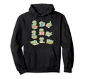 Triceratops Dinosaur Reading Book Nerd Hoodie - Streetwear Style Unisex - T-Shirt, Sweatshirt, Hoodie