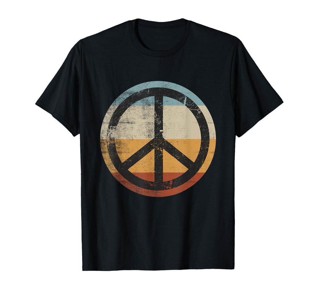 Distressed Peace Sign T-Shirt - Unique Graphic for Adults - T-Shirt, Sweatshirt, Hoodie