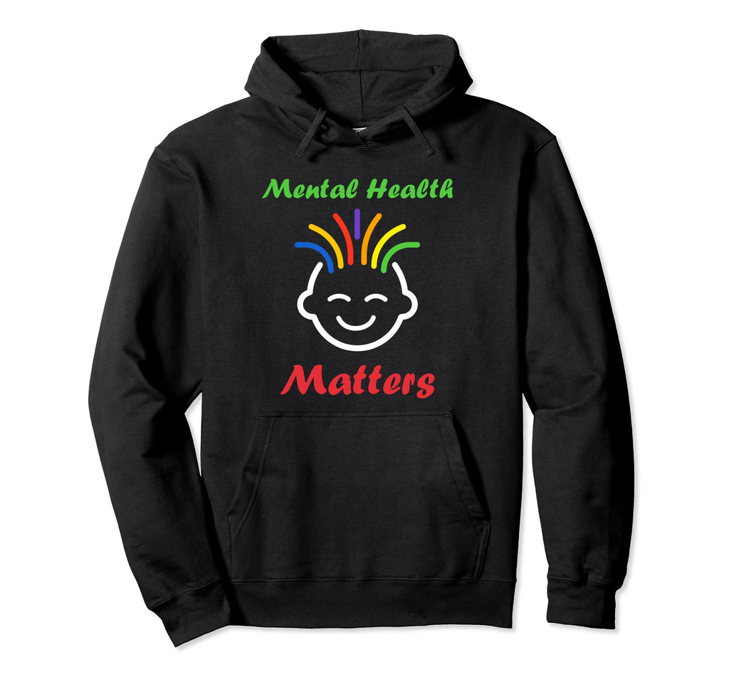 Simple Support Brain Illness Mental Hoodie - Fun Novelty Design Men Women - T-Shirt, Sweatshirt, Hoodie